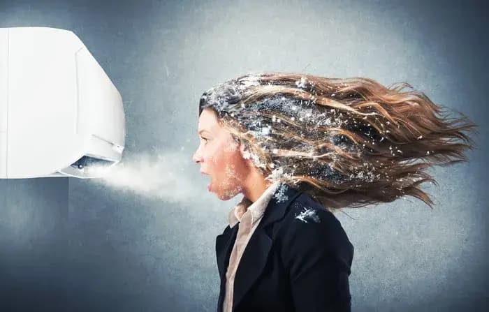 Description visuelle de la page : Climatisation