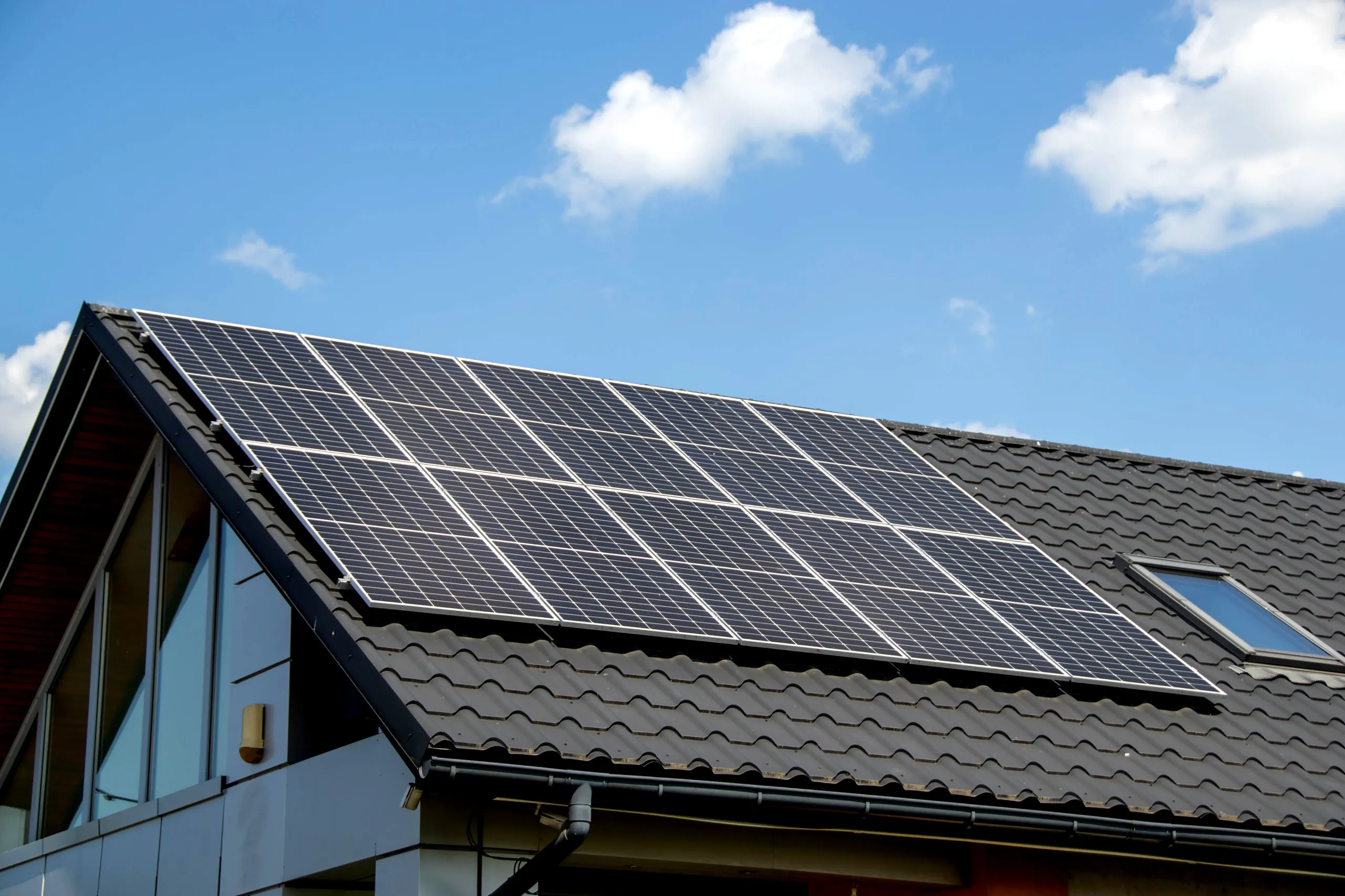 Illustration de panneaux photovoltaïques